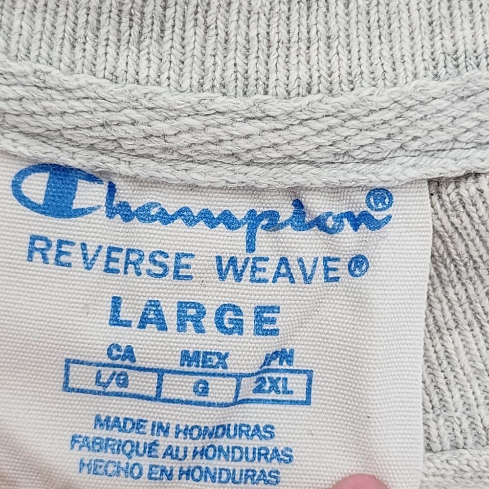 Vintage Champion Reverse Weave St Norbert College Gray Pullover Sweatshirt Sz L - Picture 3 of 7